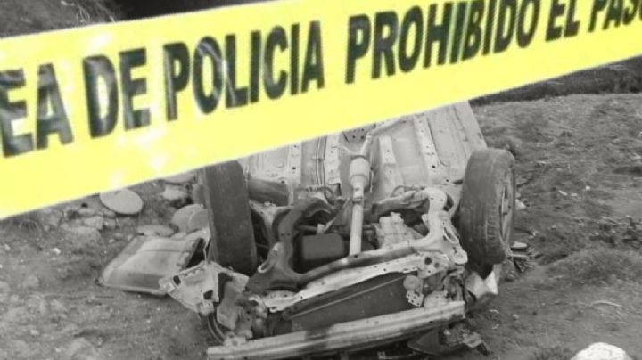Muere hombre en volcadura de auto sobre la carretera Pachuca-Actopan