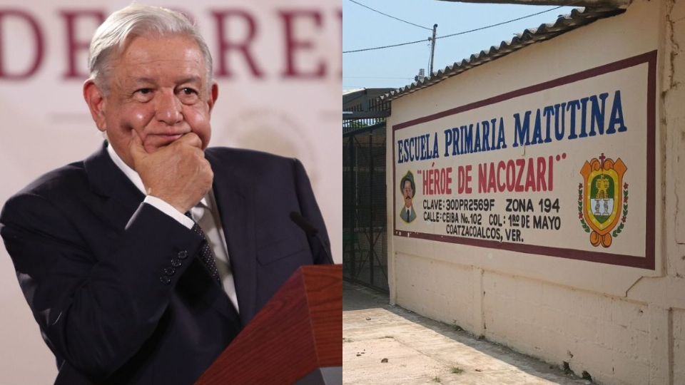 Esto dijo AMLO de la supuesta extorsión a primaria de Coatzacoalcos