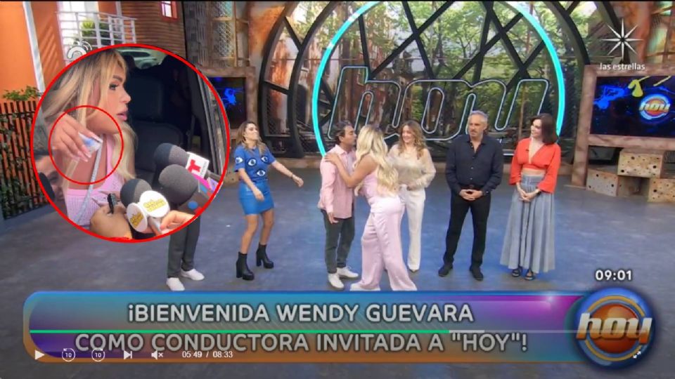 Wendy Guevara fue invitada el día de ayer al programa matutino de Televisa “Hoy” para hablar acerca del concierto de Madonna, en el que desde su llegada se hizo notar, pues le robó un beso al conductor Raúl Araiza. 