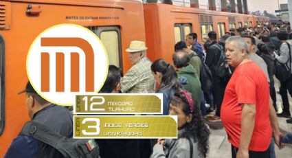 METRO CDMX: Líneas 3 y 12 reportan fallas, retrasos y aglomeraciones en estas estaciones