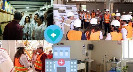 Supervisan los avances de la infraestructura hospitalaria en la región Actopan