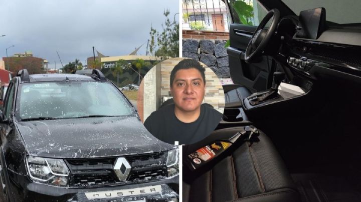 Autolavado a domicilio, emprendimiento de Carlos en época de estiaje en Xalapa 