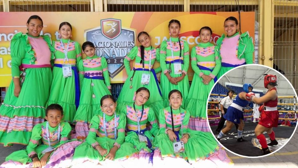 Las amazonas guanajuatenses, vestidas de adelitas, conquistan medalla de plata y en box ganan 4 bronces.