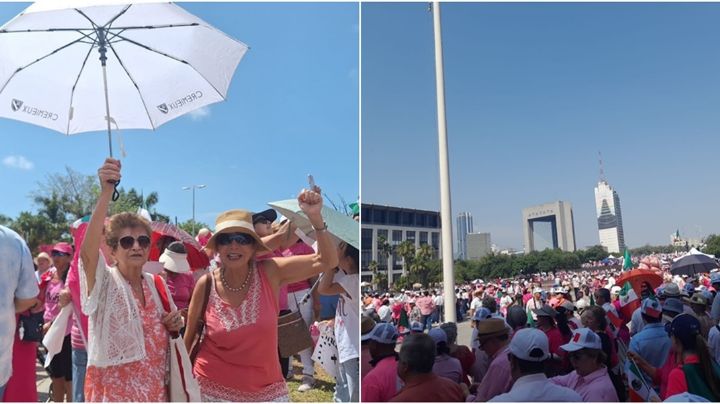 Marea rosa: Cientos de mexicanos salen a las calles en marcha nacional