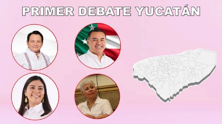 Primer debate Yucatán: Candidatos debatirán en medio de “guerra sucia”, propuestas son descuidadas