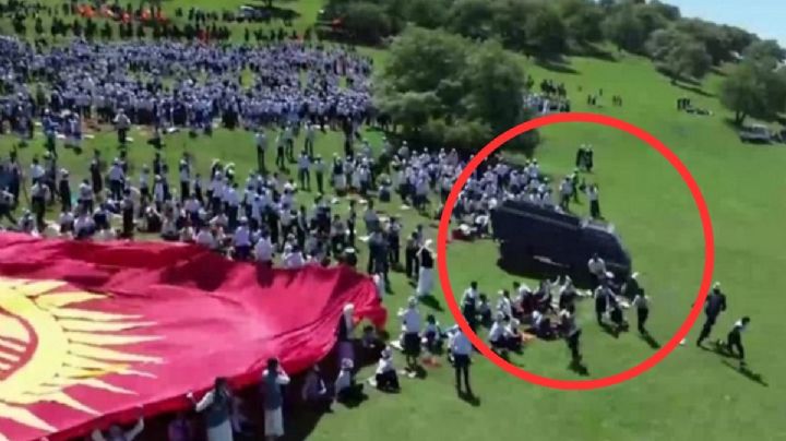 Camión de helados atropella a 29 menores durante evento público en Kirguistán | VIDEO