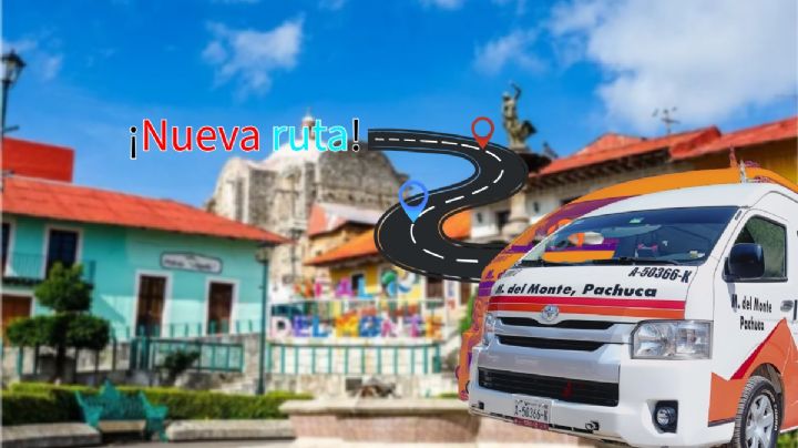 Combis de Real del Monte a Pachuca amplían su ruta, esta será la nueva base