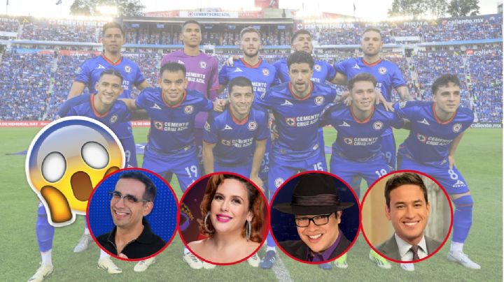 Eugenio Derbez, Martha Higareda, El Capi Pérez y todos los famosos que le van al Cruz Azul y lo quieren ver campeón