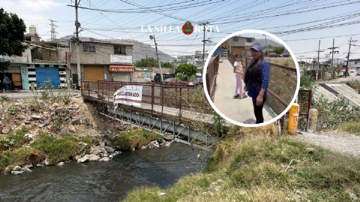 “No nos queda de otra”, vecinos insisten en usar puentes peatonales clausurados en Chimalhuacán