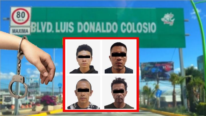 Policía Estatal frustra "levantón" en Pachuca; 4 detenidos en el bulevar Colosio