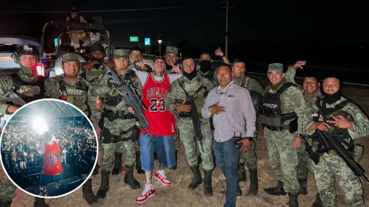 Custodiado por el Ejército, así recibieron a Santa Fe Klan en Valle de Santiago