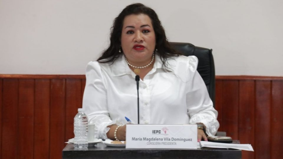 Magdalena Vila, consejera presidenta del Instituto de Elecciones y Participación Ciudadana de Chiapas (IEPC)