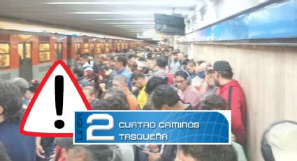 METRO CDMX: Línea 2 colapsada y sin servicio este miércoles 22 de mayo