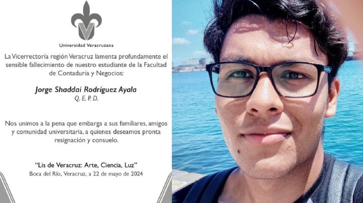 Universidad Veracruzana envía mensaje tras fallecimiento de alumno en Plaza Américas