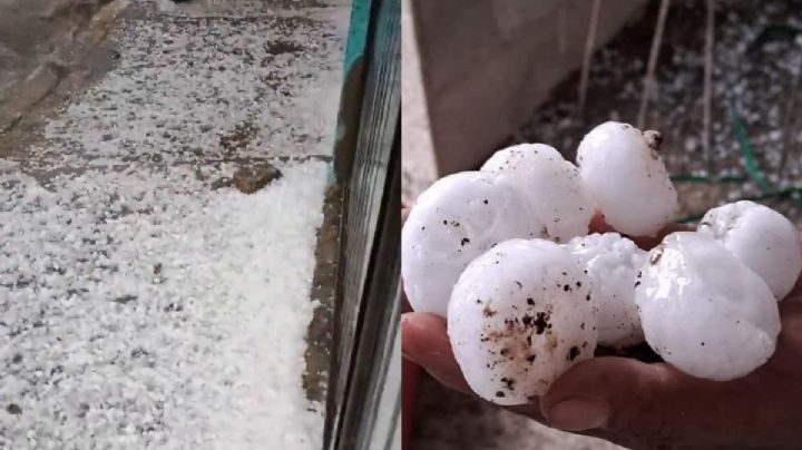 Edomex: Sorprende granizo del tamaño de un limón a vecinos de Ecatepec | FOTOS