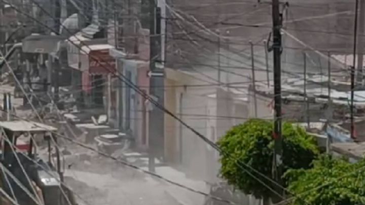 Excavadora provoca fuga de gas en Celaya