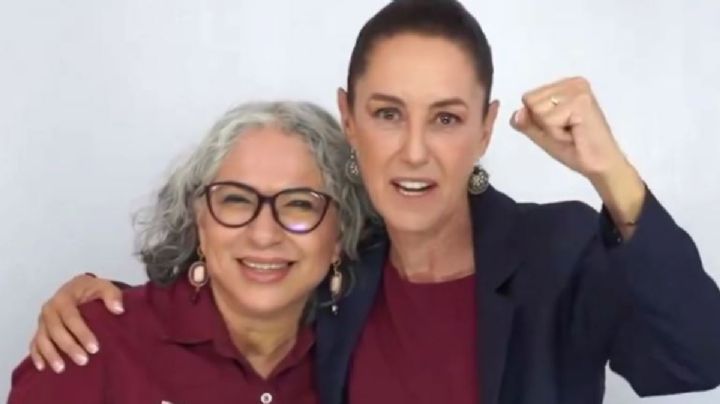 Rita Rodríguez y Claudia Sheinbaum presumen fuerza en San Luis Potosí
