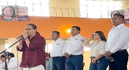 Azucena Cisneros candidata de Ecatepec ligada a grupo criminal, le organizaron mitin político