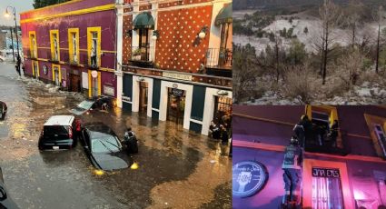 Puebla bajo el agua, fuertes lluvias dejan afectaciones| VIDEO