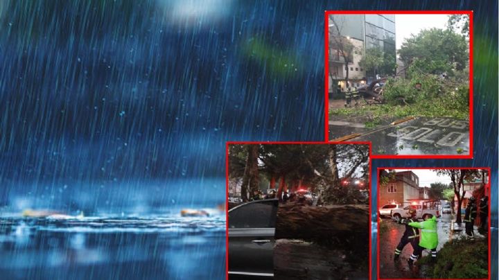 Lluvia causa estragos en la CDMX; Se activan alertas para 11 alcaldías