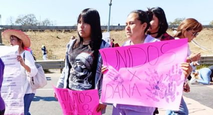 Bloquean 6 horas vía federal en Tulancio por desaparición de Dana, de 13 años de edad