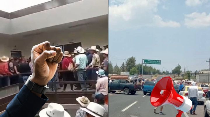 Pobladores cierran carretera México-Tampico y toman alcaldía de Atotonilco El Grande; esto piden
