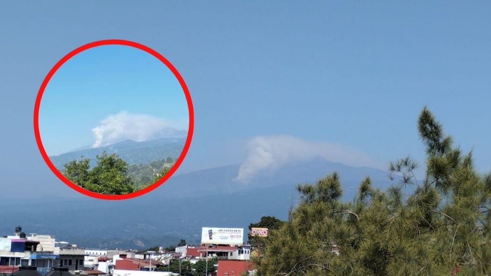 Incendio en faldas del Cofre de Perote se ve desde Xalapa; esto se sabe