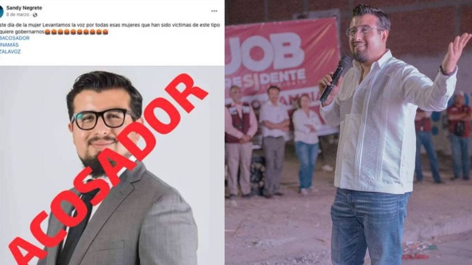 Job Gallardo es señalado en redes sociales como acosador.