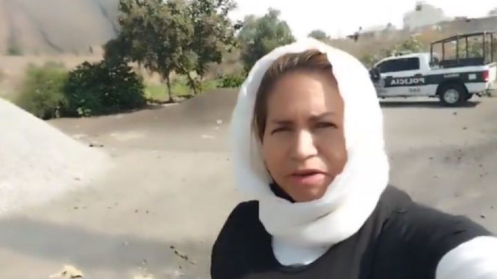 Ceci Flores cuestiona presencia de las autoridades en supuesto crematorio clandestino