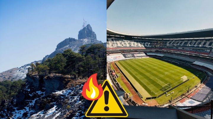 Incendio en Cofre de Perote come bosque equivalente a 8 canchas del estadio Azteca