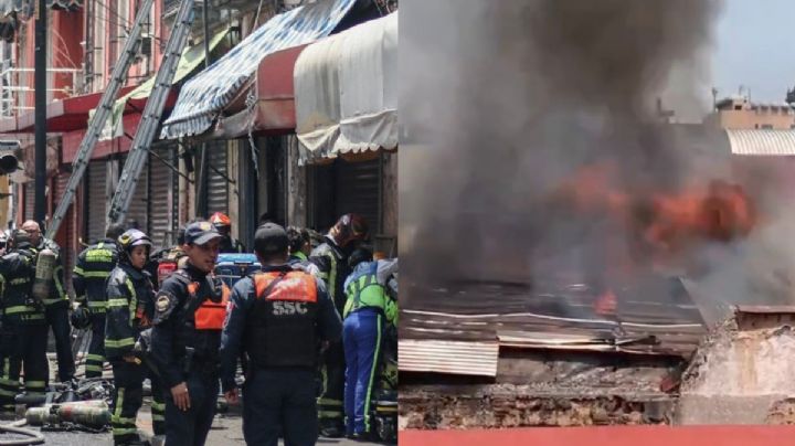 Incendio arrasa con bodega de plaza comercial en el Centro Histórico; 22 intoxicados y 1 herido