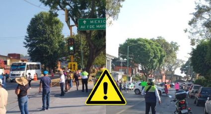 Manifestantes cierran avenidas principales de Xalapa hoy viernes 31 de mayo