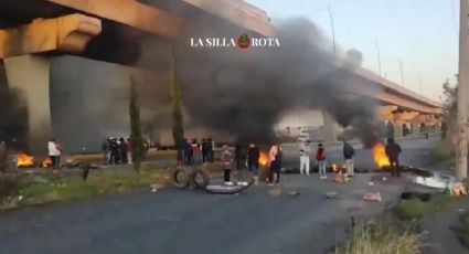 Levantan bloqueo en la México-Puebla: 5 horas de fuego y caos