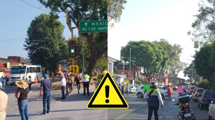 Manifestantes cierran avenidas principales de Xalapa hoy viernes 31 de mayo