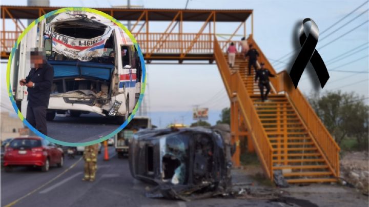 Mazda impacta a combi en la Pachuca-Ciudad Sahagún, un muerto y 8 heridos | VIDEO