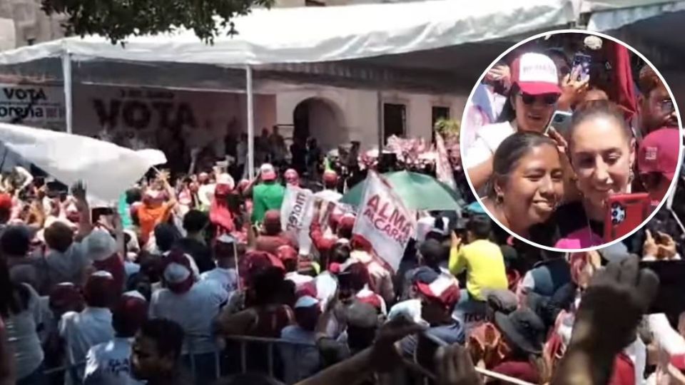 Claudia Sheinbaum y Alma Alcaraz encabezaron un minuto de aplausos en homenaje a Gisela Gaytán, candidata a la alcaldía de Celaya que fue asesinada.