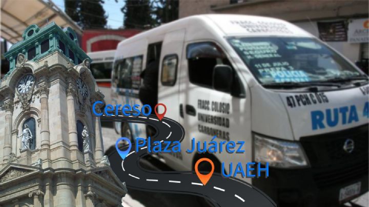 Esta combi atraviesa todo Pachuca y hace estas importantes paradas por solo 10 pesos de pasaje