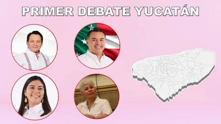 Debate Yucatán: “Huacho” y Renán entre acusaciones; candidatas pasan desapercibidas