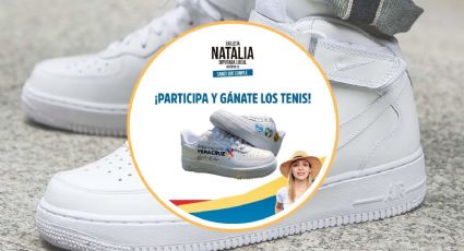 Candidata a diputada local en Emiliano Zapata rifa tenis Nike Air Force 1