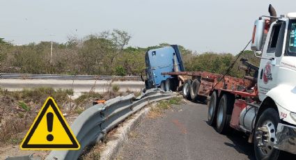 Esto se sabe del accidente en el kilómetro 13.5 en Veracruz, hoy martes 7 de mayo