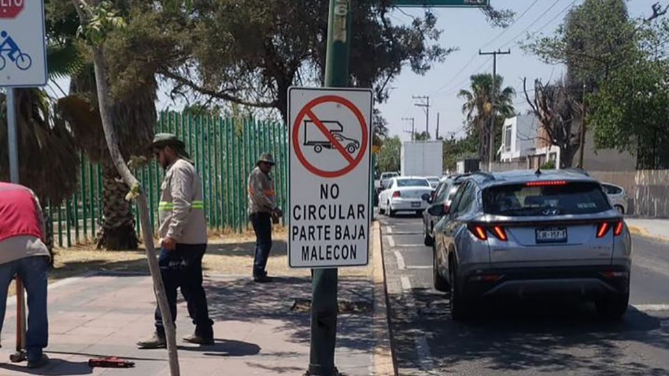 El alcalde, Jorge Jiménez Lona confirmó que esta misma semana terminará de colocarse la señalética nueva, pero la restricción ya se aplica para prevenir más accidentes.