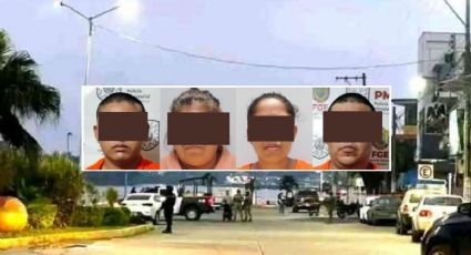 Caen 2 hombres y 2 mujeres por crimen de 5 personas en Tuxpan; los dejaron embolsados