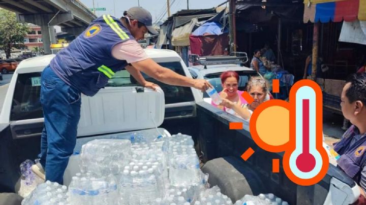 Ola de calor en Veracruz: Instalan puntos de hidratación en Poza Rica