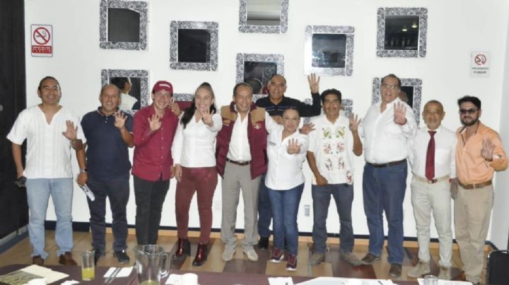 Simpatizantes de Morena en Tulancingo refrendan apoyo a candidatos de la 4T