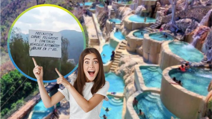 ¿Qué tan peligroso en el camino a las Grutas de Tolantongo? Esto capta youtuber