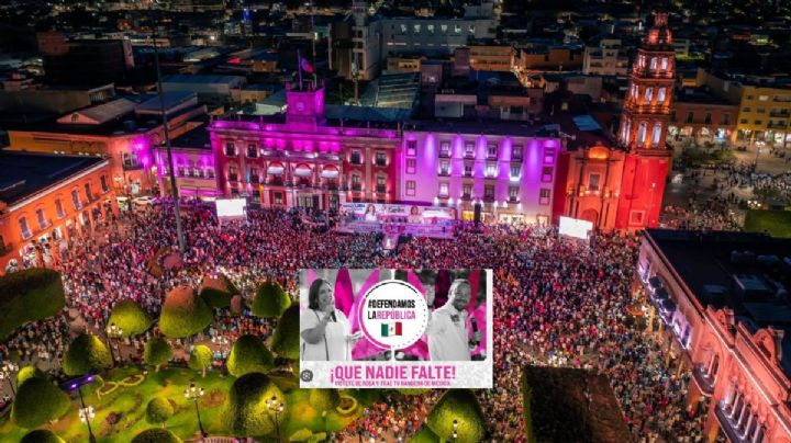 AMLO cuestiona a la Marea rosa porque respalda a Xóchitl Gálvez