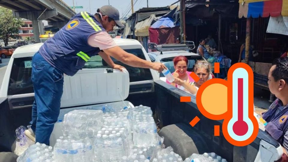 Ola de calor: Instalan puntos de hidratación en Poza Rica