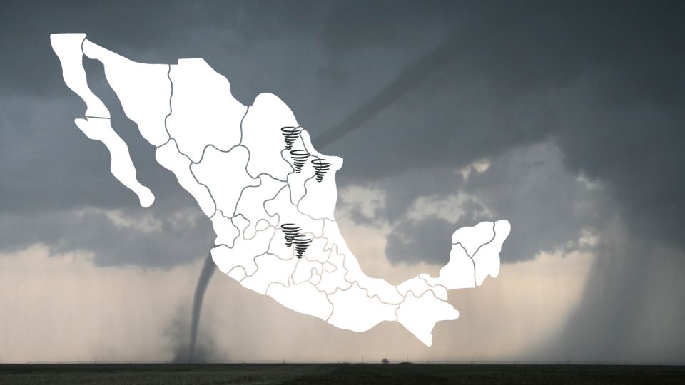 En estos estados Conagua alertó por formación de tornados