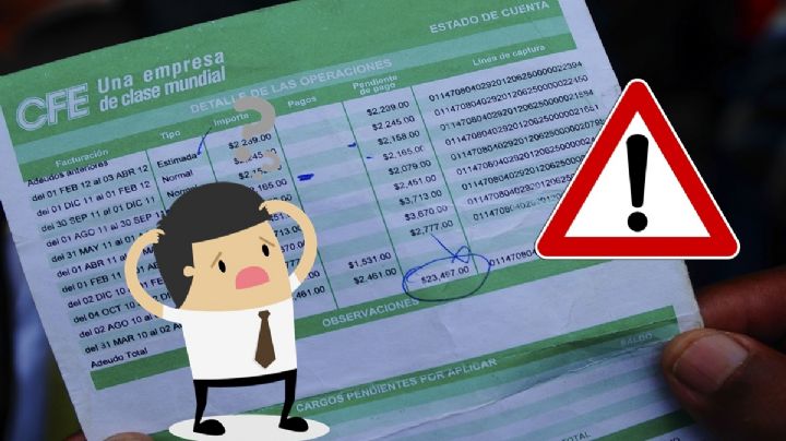 CFE lanza advertencia sobre nuevos recibos de luz en julio 2024