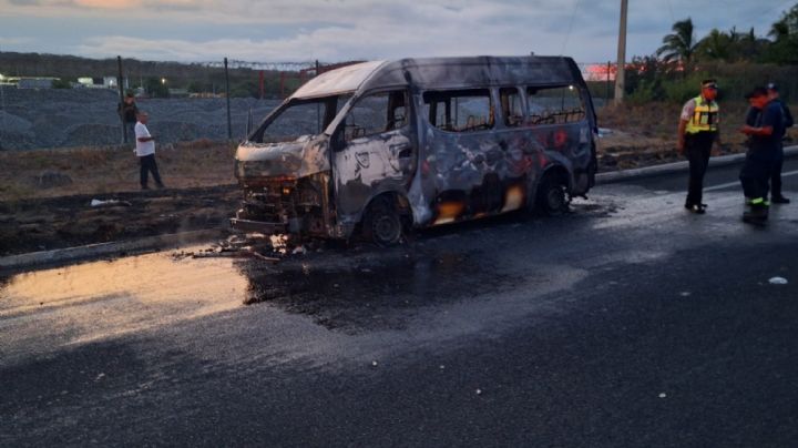 Emergencia en Veracruz: se incendia camioneta en San Julián este jueves 13 de junio